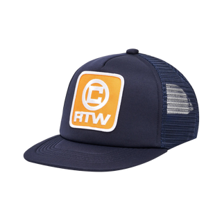 Corteiz Box Logo Trucker Navy Gcbltna