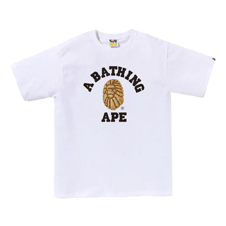 BAPE Jewels College Tee White White / M
