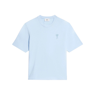 Ami Paris Small Ami De Coeur T-shirt Light Blue S