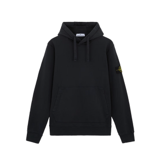 Stone Island Navy Hooded Sweatshirt S