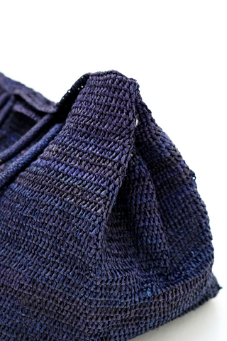 Bolso Paula Rafia Azul