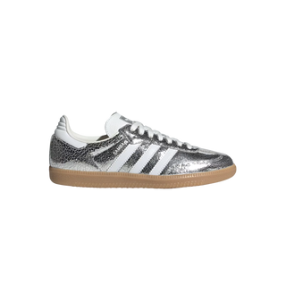 adidas Samba OG Silver Metallic Cracked Leather 39 1/3
