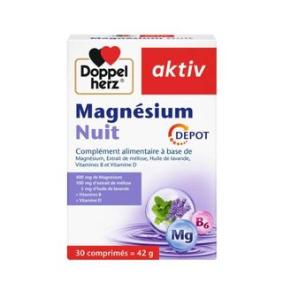 DOPPEL HERZ MAGNESIUM NUIT 30 COMPRIMES