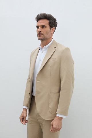 Americana beige formal Nova hombre 48