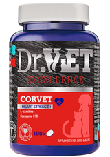 Dr.VET Excellence Corvet Heart Strength Supplements, 100 Pieces