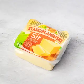 STAROPLANINSKI KACKAVALJ POLUMASNI - 400 gr