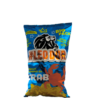 Cipsuri Leodor cu gust de crab 150gr.