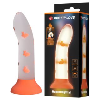Фалоімітатор PRETTY LOVE - Magical Nightfall, Luminous Suction base (AFBW-008120NY)