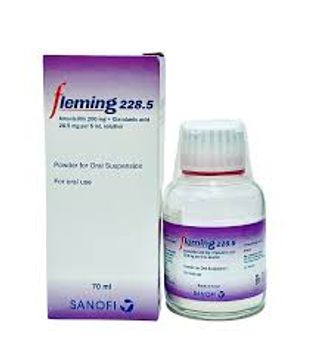 Sanofi Fleming Amoxicillin Suspension, 70ml