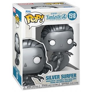 Figura Funko Marvel Los 4 Fantásticos First Steps Silver Surf 10cm