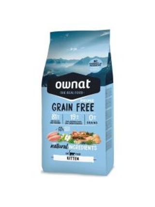 Ownat Croquettes Chat Grain Free Prime Kitten  3Kg