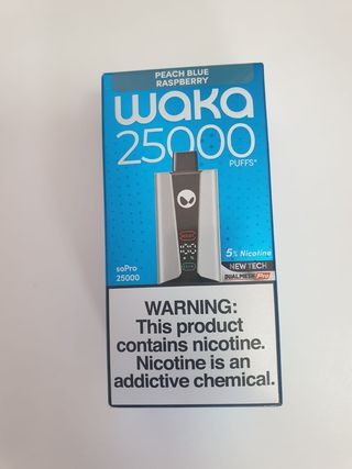 Waka pech Blue Raspberry-25000 PUFFS -5%