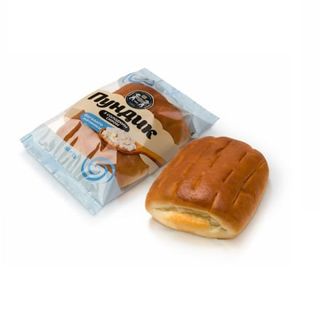 Булочка Кулиничі 80 г "Пундик з солодким сиром" п/ет