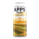 Сидр 0,5 л APPS зі смаком груші газований солодкий 5,5% ж/б