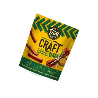 Грінки житньо-пшеничні «Flint Craft Grenki» зі смаком кабаносів та гірчиці, 80г