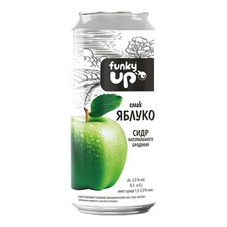 Сидр «Funky Up Яблуко» 0.5л