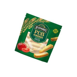 Грінки пшеничні «До бочкового» зі смаком томати по-домашньому, 120г