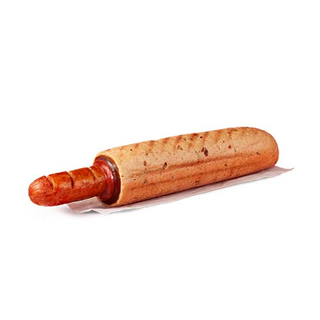 Hot Dog klasyczny z kiełbaską jak z ogniska 220 g z ketchupem
