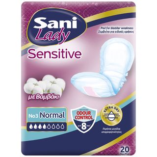 SANI lady sensitive ulošci NO3 normal 20 KOM
