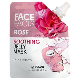 FACE FACTS pouches jelly maska za lice rose 60 ML