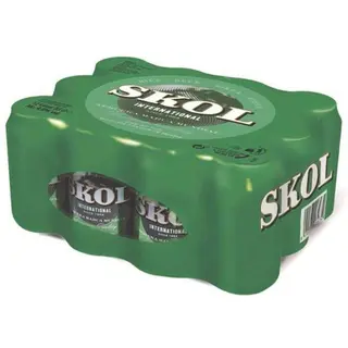 6 Pack Cerveza Skol Lata (33 cl)