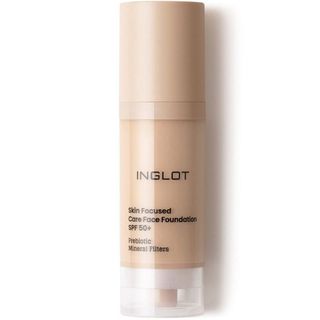 INGLOT skin focused care face foundation SPF50+ 302 ivory beige
