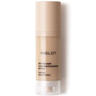 INGLOT skin focused care face foundation SPF50+ 307 yellow beige