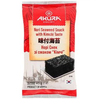 Норі снек AKURA зі смаком кімчі / 4,5г