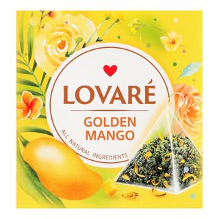 Чай фас. трав. LOVARE Golden Mango в пірам. /15*2г