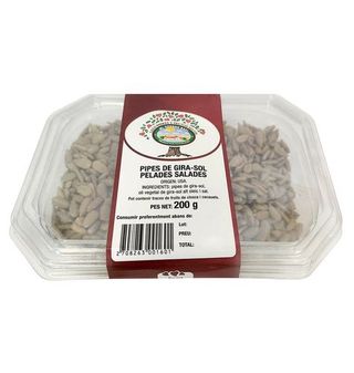 Pipas de Girasol Peladas 200 G