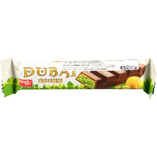 Шоколад Sweet Plus 45г dubai chocolate молочний фісташковий крем kadaif