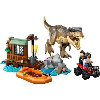 LEGO Jurassic World 76975 Huida por el Río y T. rex a la Caza