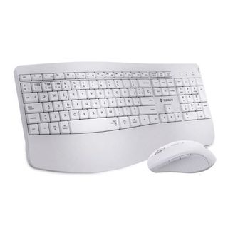 Teclado y Ratón inalámbrico Subblim Combo Dual Office Prowave Blanco