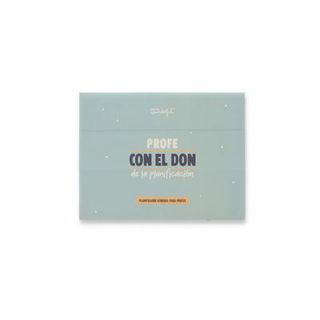 Mr Wonderful Planificador semanal de sobremesa con imanes Profe con el don de la planificación