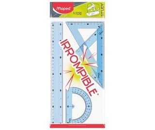 Maxi Kit Trazado Irrompible 4 Piezas (Regla 30)