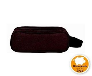 Soporte Auchan 3 Compart C/Manija - Poliéster Negro