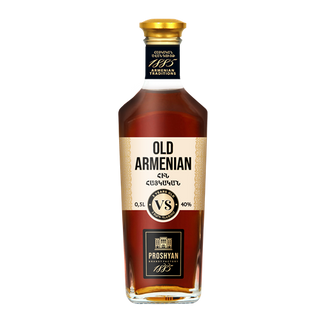 Бренді Старовірменський 3р 40% 0,5л
