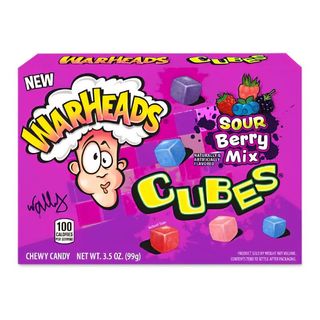 WARHEADS SOUR BERRY MIX CUBES BOX