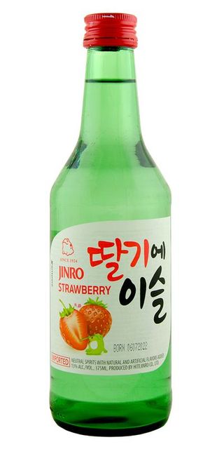 Jinro Soju Sabor Fresa 13.0% 350Ml