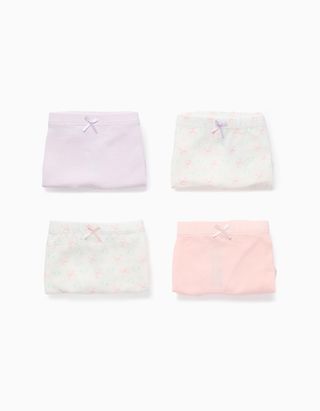 Pack 4 Boxers para Menina 'Monstros das Emoções' - Tamanho 10/12