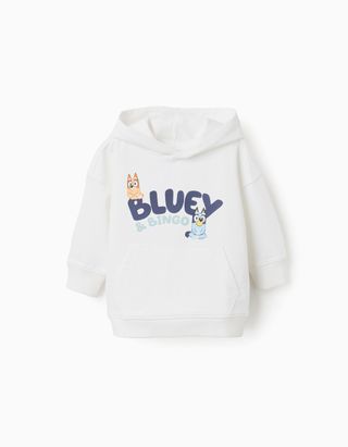 Sweat de Algodão com Capuz para Bebé 'Bluey & Bingo' - Tamanho 3/4