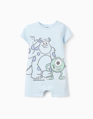 Pijama-Macacão de Algodão para Bebé 'Monsters' - Tamanho 12/18M