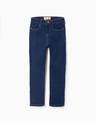 Calças de Ganga Flexíveis para Menina 'Skinny' - Tamanho 5/6
