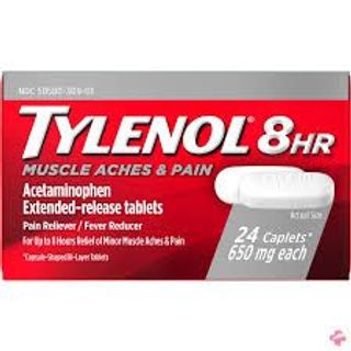 TYLENOL 8HR MUSCLE ACHES &PAIN 650MG *24