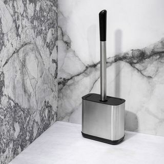 Szczotka SILVET do WC metalowa 13,8x7,2x42 cm