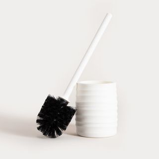 Szczotka | TORUS | do WC z tłoczeniem biała | 10,2x10,2x36,5 cm | 733673