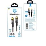 Кабель Remzona USB-C (Type-C) та Лайтінг, 20W 1м CCL1-02BK