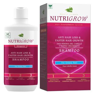 Nutrigrow Anti Hair Loss& Faster Hair Growth Shampoo For Greasy Hair 300ml (8697711830013)