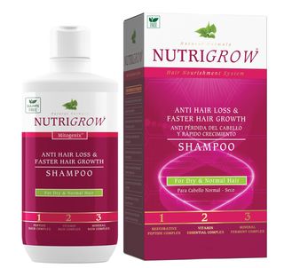 Nutrigrow Anti Hair Loss& Faster Hair Growth Shampoo For Dry&Normal Hair 300ml (8697711830020)