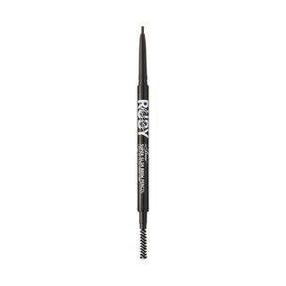 Ruby Kisses Go Brow Super Slim Brow Pencil -  Black Brown (731509861457)